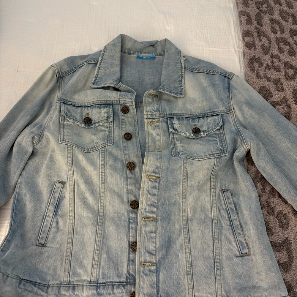 Show Me Your MuMu Blue Jean Jacket Classic Denim Style